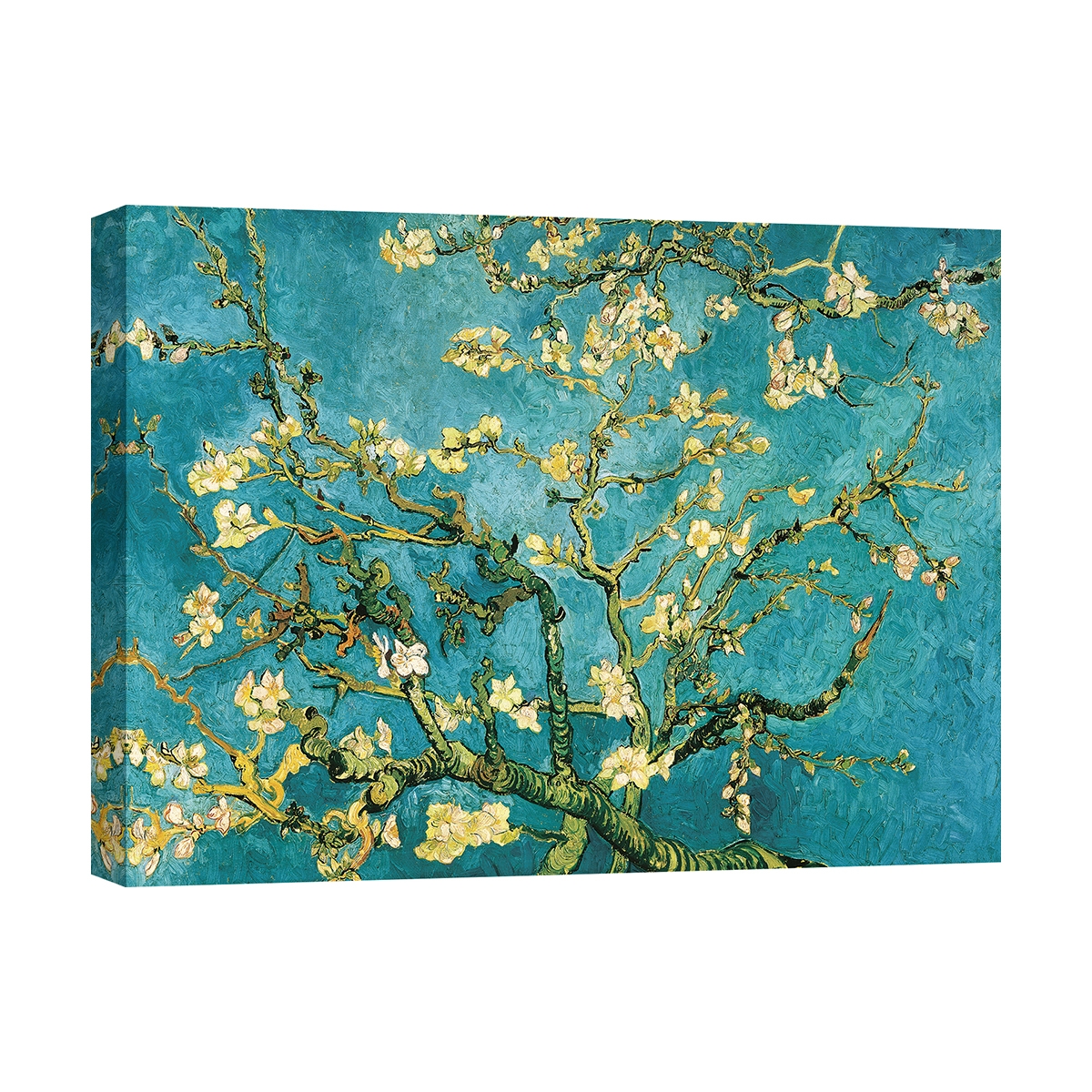 Canvas schilderij impressionisme Amandelbloesem Vincent van Gogh Aanbieding