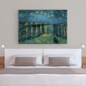 Impressionistisch schilderij op canvas La Notte Stellata Vincent van Gogh Korting