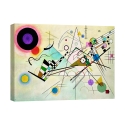 Canvasprint abstract eigentijds schilderij Composition VIII Kandinsky Aanbieding
