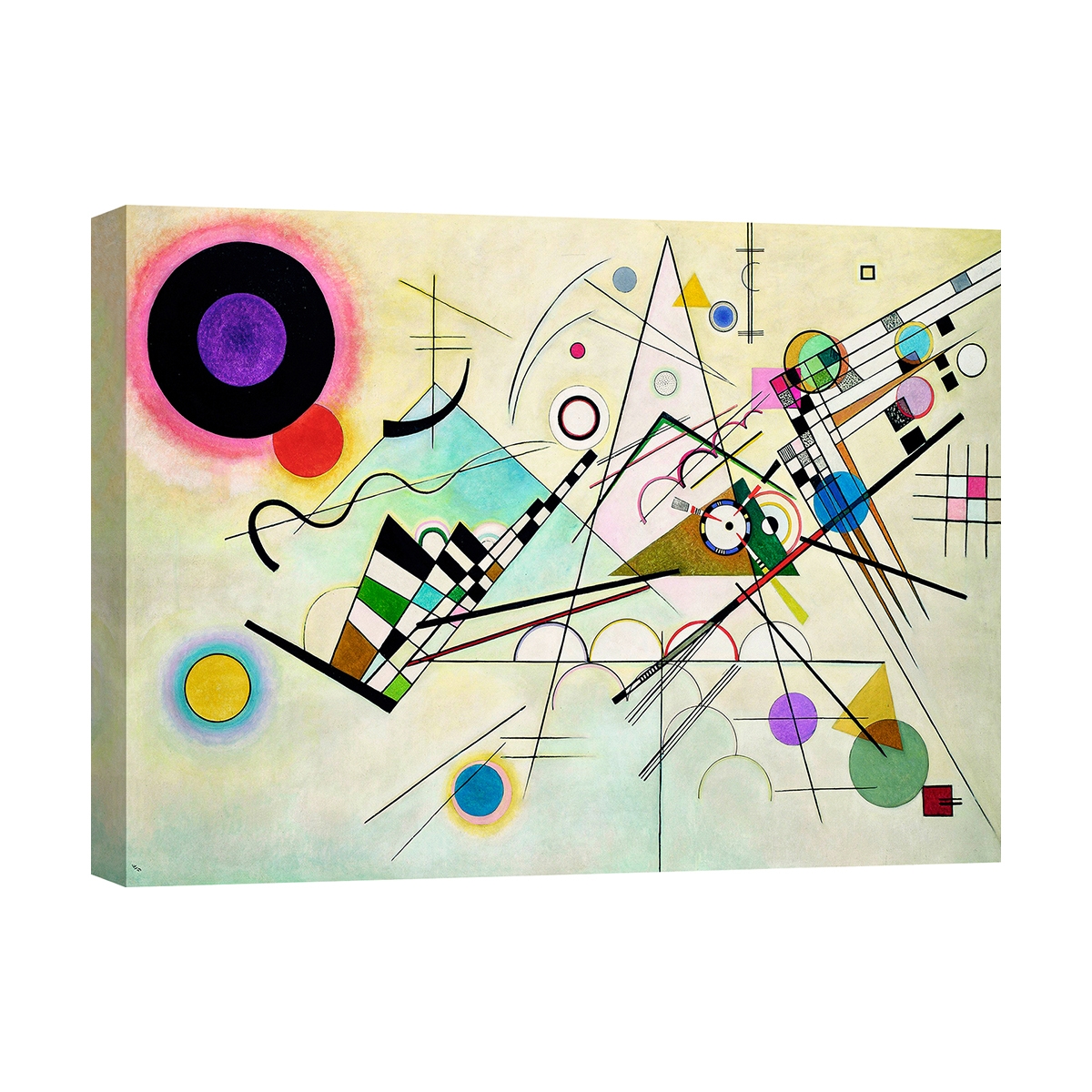 Canvasprint abstract eigentijds schilderij Composition VIII Kandinsky Aanbieding Canvasprint abstract eigentijds schilderij Composition VIII Kandinsky Aanbieding