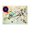 Canvasprint abstract eigentijds schilderij Composition VIII Kandinsky Aanbod
