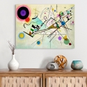 Canvasprint abstract eigentijds schilderij Composition VIII Kandinsky Verkoop