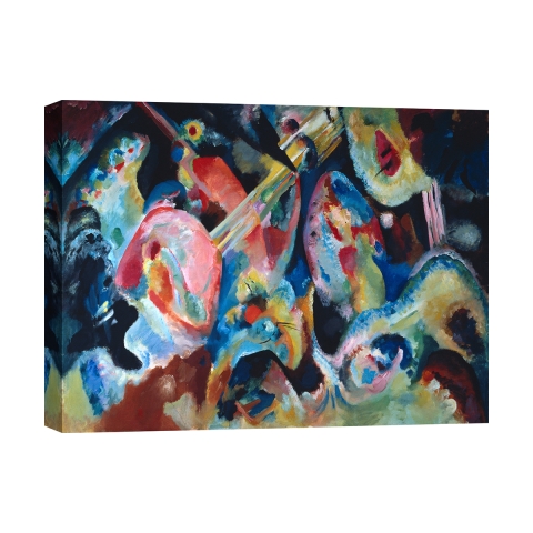 Abstract schilderij op canvas Improvisation The Deluge Wassily Kandinsky Aanbieding