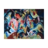 Abstract schilderij op canvas Improvisation The Deluge Wassily Kandinsky Aanbod