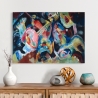 Abstract schilderij op canvas Improvisation The Deluge Wassily Kandinsky Verkoop