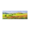 Schilderij Heuvelachtig Landschap Verso il borgo in Toscane Adriano Galasso Aanbod