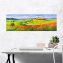 Schilderij Heuvelachtig Landschap Verso il borgo in Toscane Adriano Galasso Verkoop