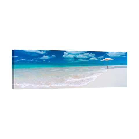 Kleurrijk fotodoek Tropisch strand in Cayo Largo Cuba Aanbieding