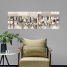 Modern abstract schilderij op canvas Manhattan & Brooklyn Bridge Luigi Florio Verkoop