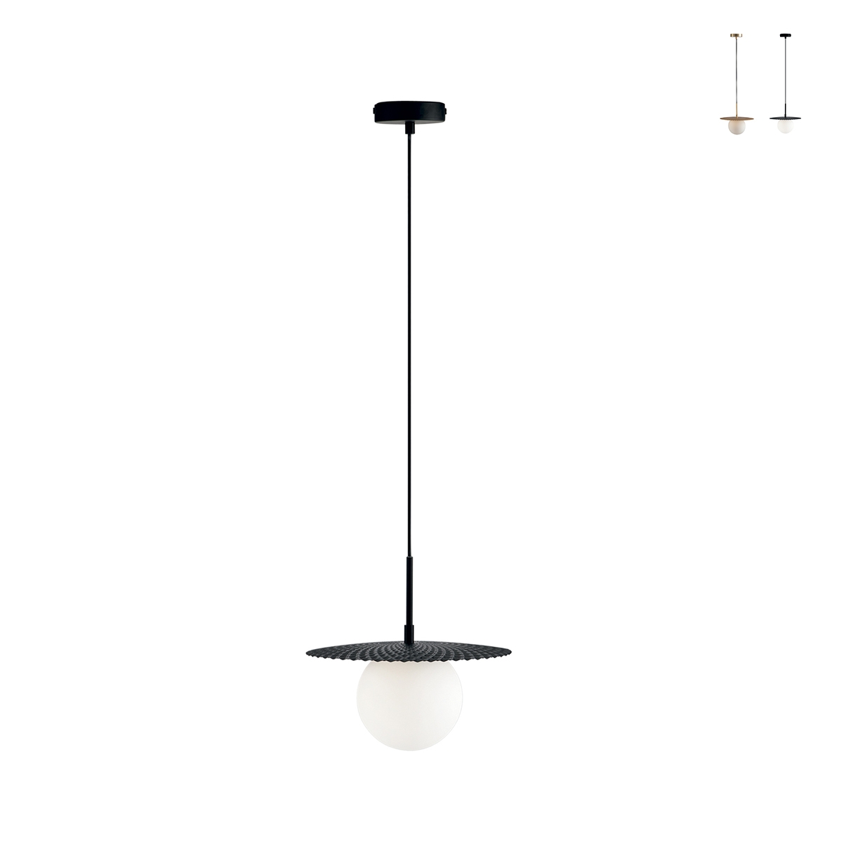 Hanglamp voor woonkamer met glazen kap 45cm Chaplin L1 Aanbieding Hanglamp voor woonkamer met glazen kap 45cm Chaplin L1 Aanbieding