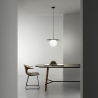 Hanglamp voor woonkamer met glazen kap 45cm Chaplin L1 Verkoop