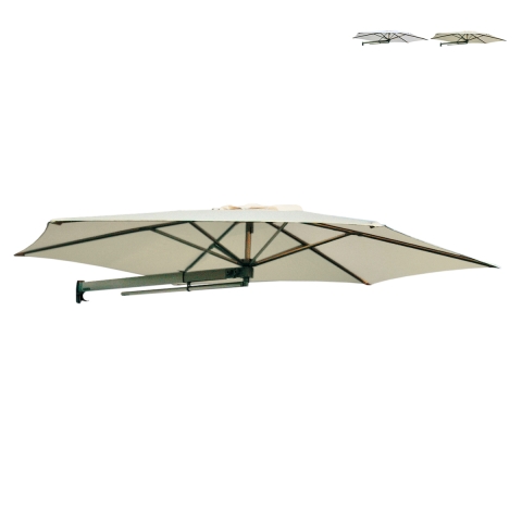 Opvouwbare wandparasol UV50+ voor terras en balkon Parrot Aanbieding