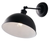 Zwart metalen wandlamp in vintage stijl Charleston AP Verkoop