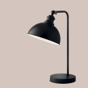 Vintage design tafellamp in zwart metaal Charleston LT Aanbod