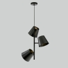 Vintage metalen hanglamp met drie lichtbronnen Colt LS3 Aanbod