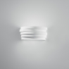 Verfbare gips wandlamp met gesatineerd glazen diffuser Flow Aanbieding