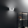 Verfbare gips wandlamp met gesatineerd glazen diffuser Flow Verkoop