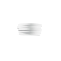 Verfbare gips wandlamp met gesatineerd glazen diffuser Flow Aanbod