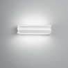 Gipsen wandlamp met gesatineerd glazen diffuser 37 cm Flow Aanbieding