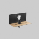 Minimalistische metalen wandlamp met USB-aansluiting en verstelbaar licht Flash Aanbod