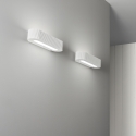 Moderne ovale wandlamp in wit gips, overschilderbaar Gatsby Verkoop
