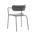 Set van 4 moderne stoelen Asmar, metaal en polypropyleen design Catalogus