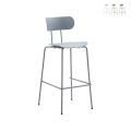 Set van 2 metalen en polypropyleen krukken met modern design Jovai Aanbieding