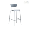 Set van 2 metalen en polypropyleen krukken met modern design Jovai Aanbieding