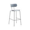 Set van 2 metalen en polypropyleen krukken met modern design Jovai Voorraad