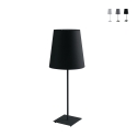 Metalen tafellamp met stoffen lampenkap Elvis Aanbieding