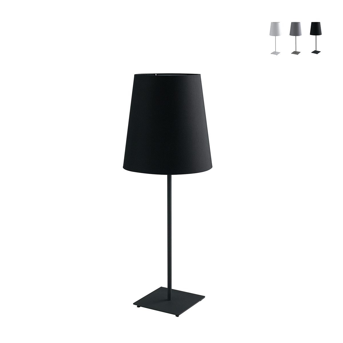 Metalen tafellamp met stoffen lampenkap Elvis Aanbieding Metalen tafellamp met stoffen lampenkap Elvis Aanbieding