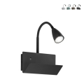 Metalen wandlamp met flexibele arm en USB-aansluiting Gulp Aanbieding