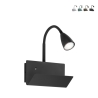 Metalen wandlamp met flexibele arm en USB-aansluiting Gulp Aanbieding