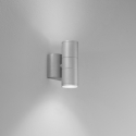 Aluminium wandlamp voor buiten met bi-emissie licht Jump Catalogus