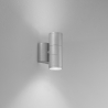 Aluminium wandlamp voor buiten met bi-emissie licht Jump Catalogus