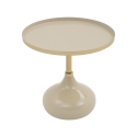 Beige ronde design salontafel Vaskh Verkoop