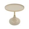 Beige ronde design salontafel Vaskh Verkoop