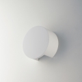 Moderne ronde wandlamp in overschilderbaar wit gips Leiron Aanbieding