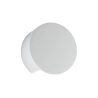 Moderne ronde wandlamp in overschilderbaar wit gips Leiron Kortingen