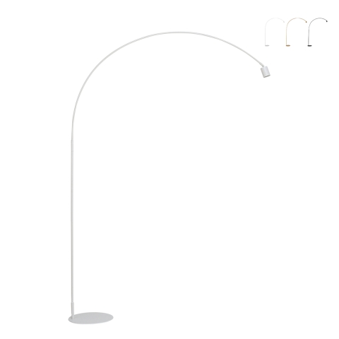 Minimalistische metalen vloerlamp met boog en verstelbare lichtbron Maison Aanbieding