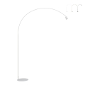 Minimalistische metalen vloerlamp met boog en verstelbare lichtbron Maison Aanbieding