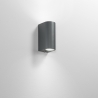 Moderne buitenwandlamp in aluminium met 2 lichten One Verkoop
