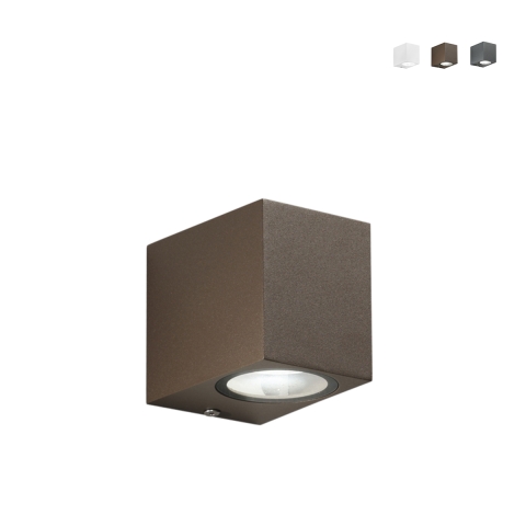 Moderne buitenwandlamp tuin van aluminium Qubo Aanbieding