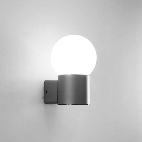 Buitenwandlamp tuin met bolvormige lichtdiffuser Skittle Aanbieding