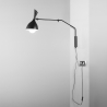 Metalen wandlamp met verstelbare kap in industriële stijl Morgan Verkoop