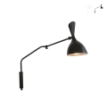 Metalen wandlamp met verstelbare kap in industriële stijl Morgan Aanbieding