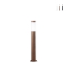 Tuinlamp Tokio IP44, buitensokkel RVS, h70cm Aanbieding