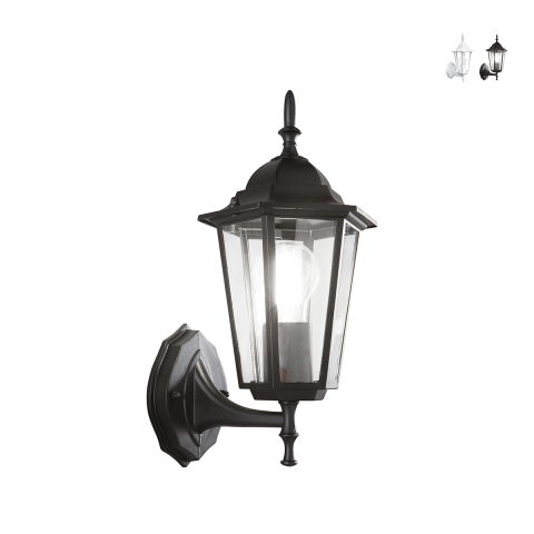 Buitenlamp lantaarn van aluminium met glazen diffuser Milano Aanbieding