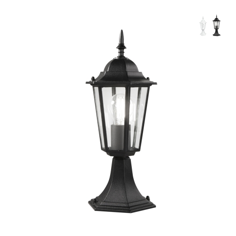 Buitenlantaarn van aluminium met glazen diffuser IP44 Milano Aanbieding