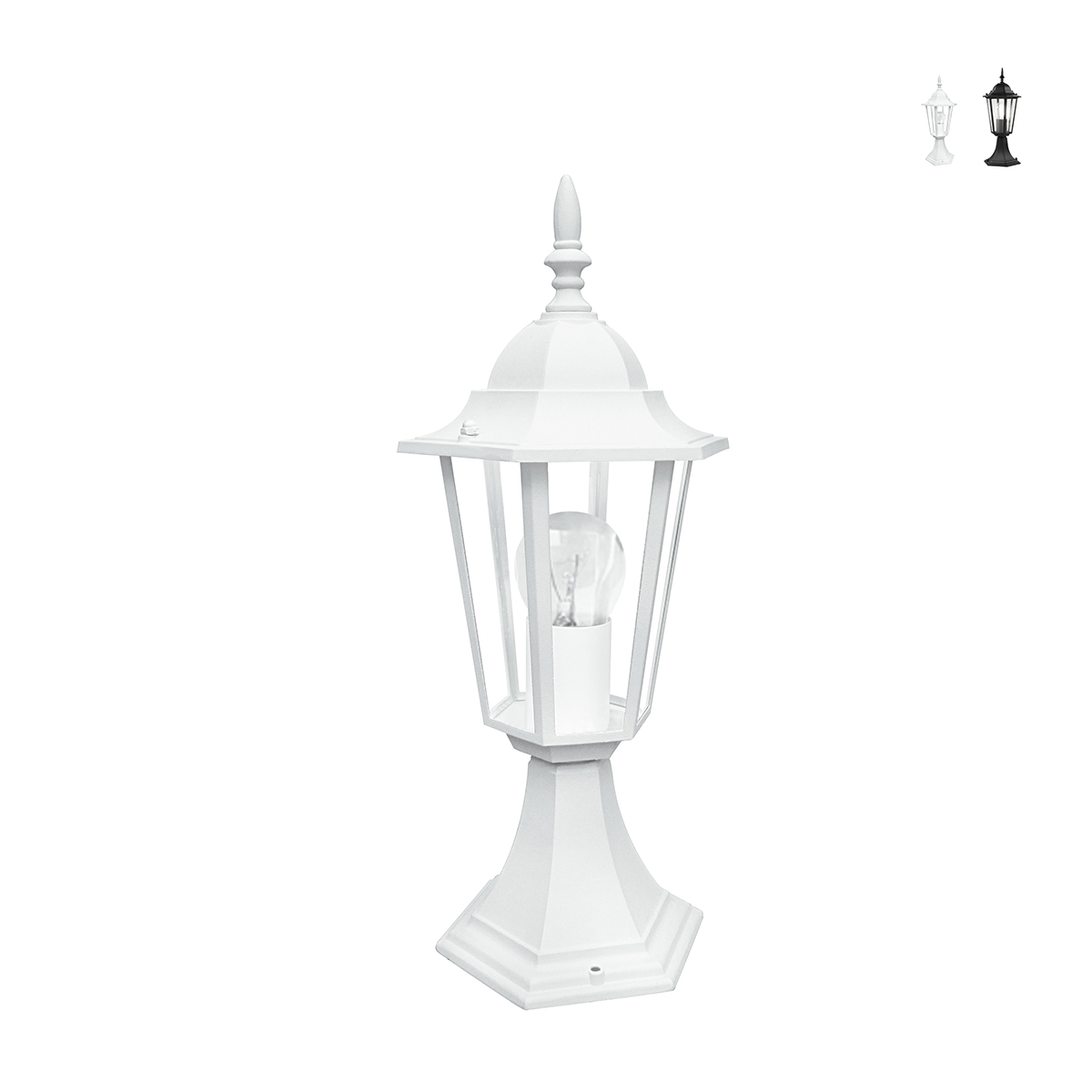 Buitenlantaarn van aluminium met glazen diffuser IP44 Milano Aanbod